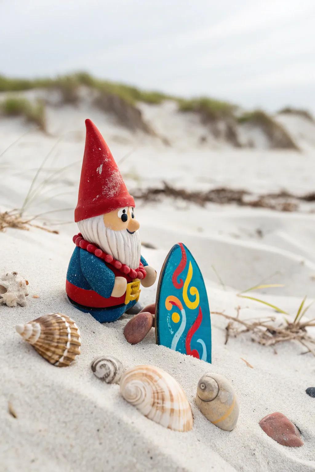 Escape to the Gnome Beach: Where simplicity meets seaside charm!