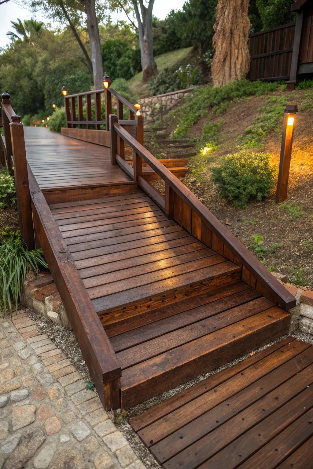Elevate your goat's playtime with this stunning handcrafted climbing ramp, where beauty meets functionality.