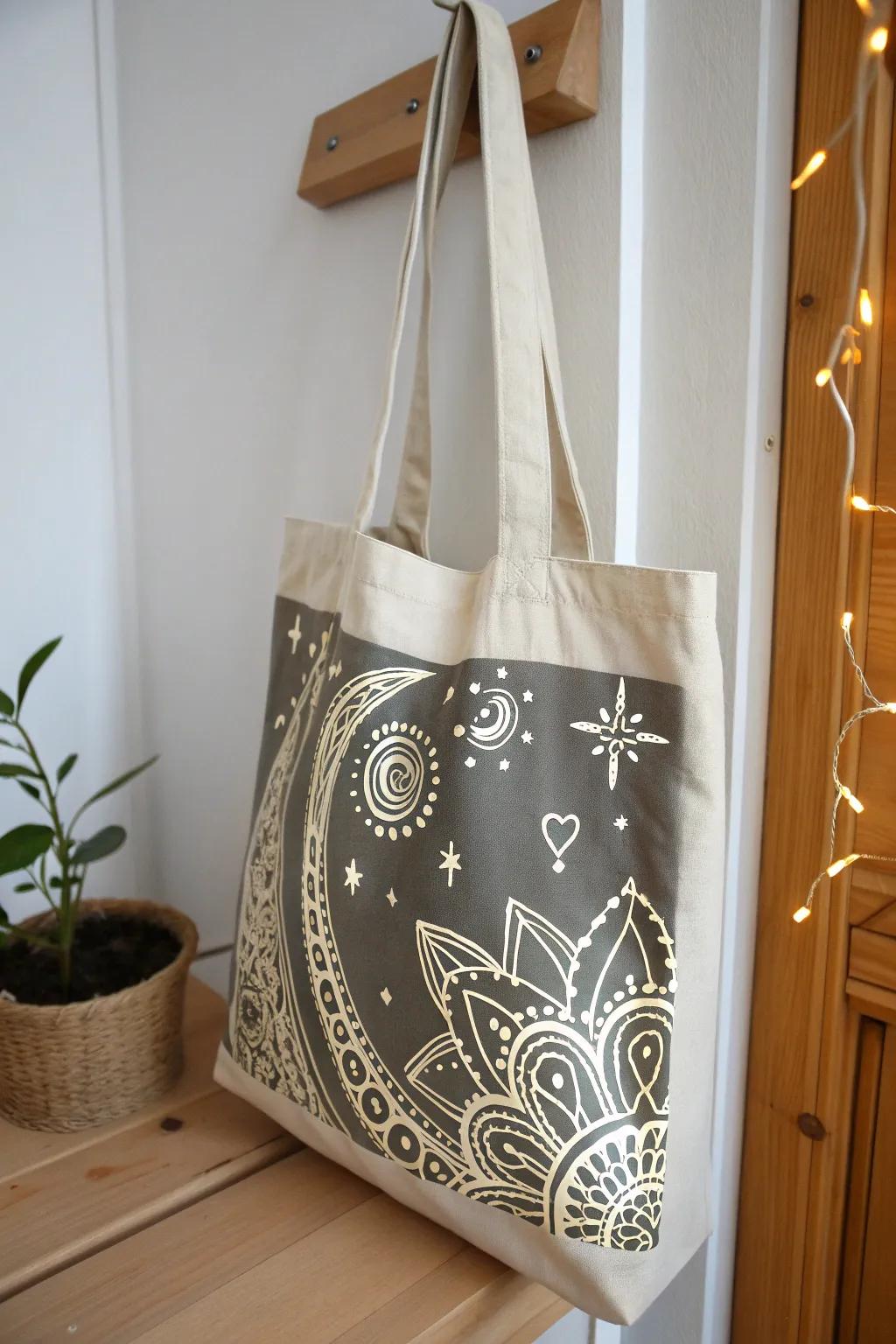 Illuminate your Halloween with handcrafted glow-in-the-dark bags that blend minimalist elegance with boho charm. ✨👜 #HalloweenCrafts #ScandiBoho