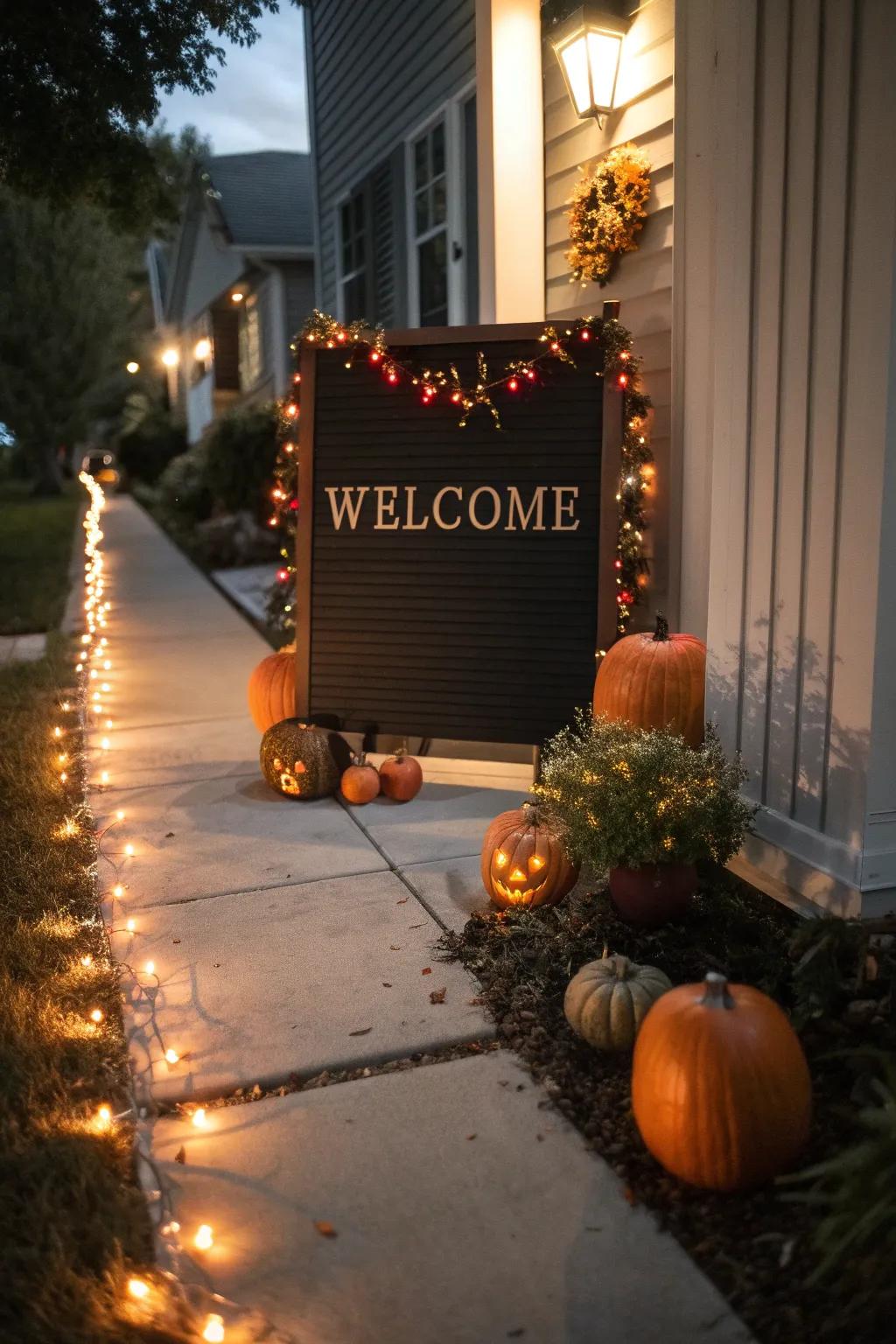 Set the mood for a fun Halloween night.