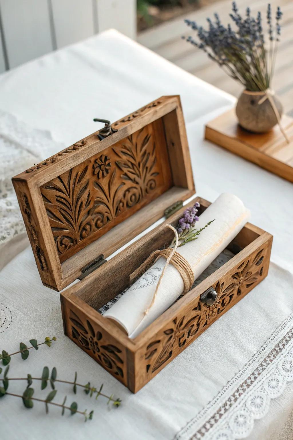 Unlock a day of love with a handcrafted scavenger hunt box—where every clue leads to a heartwarming surprise.