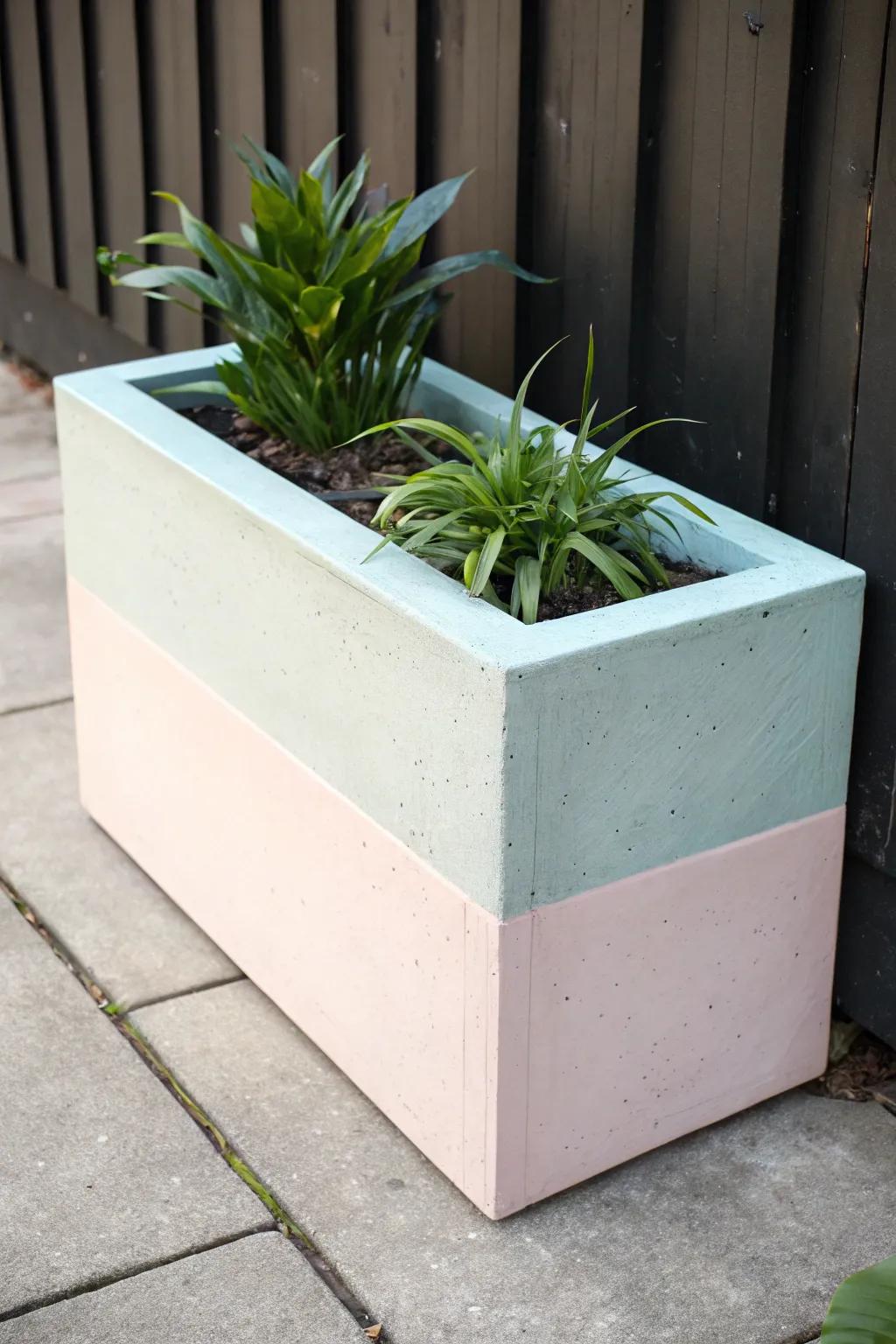 Elevate your outdoor space with a splash of pastel elegance: where craftsmanship meets modern flair.