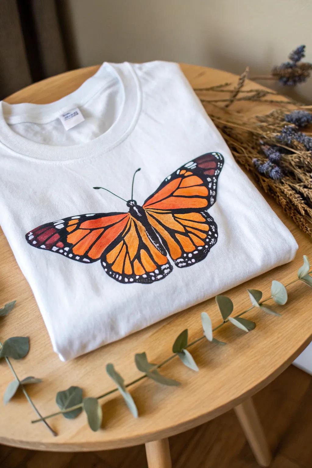 Transform your style with the beauty of monarch butterfly tie-dye. 🦋✨ #CraftedElegance #BohoMinimalism