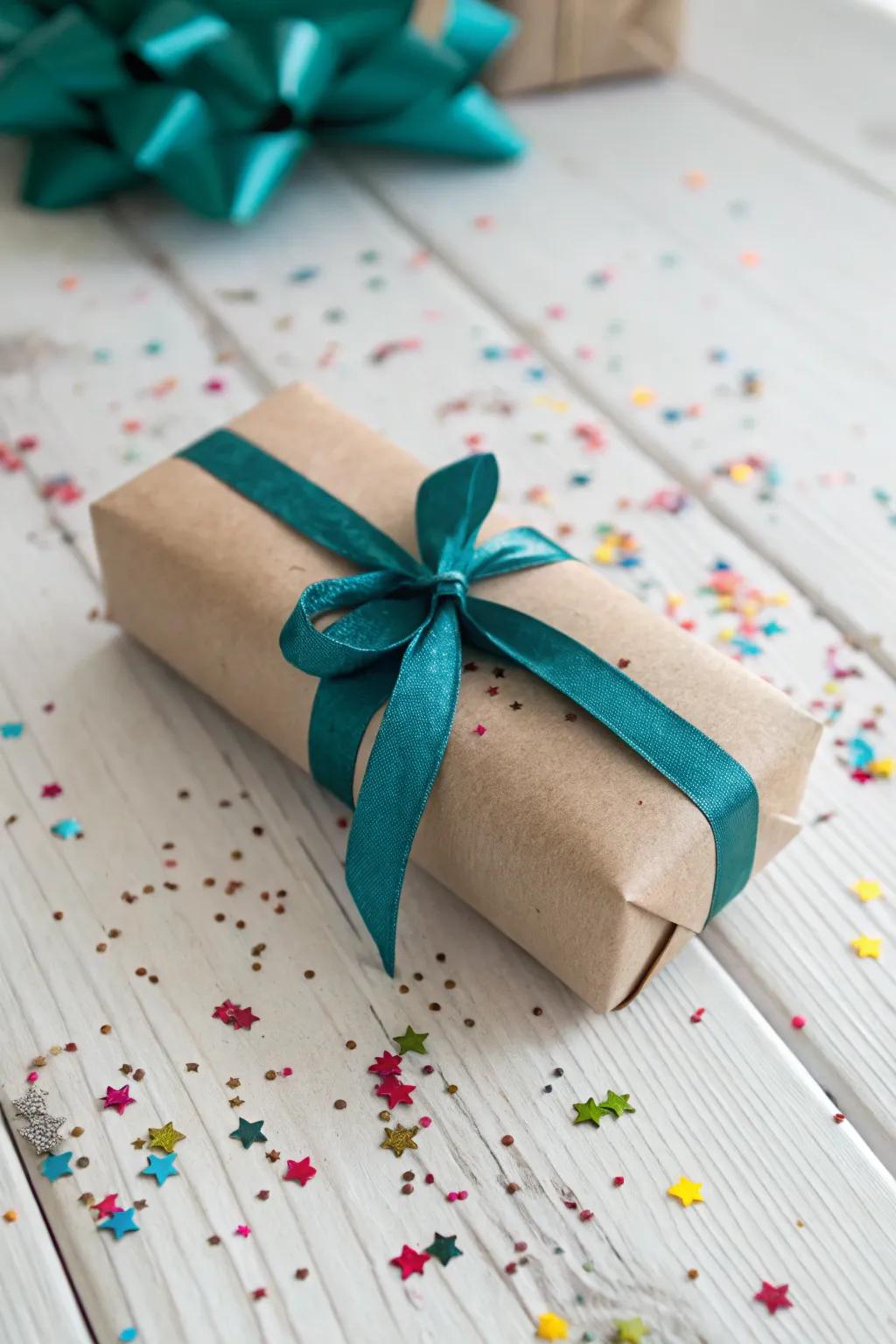 Unwrap the surprise and let the celebration burst forth with this beautifully wrapped party popper!