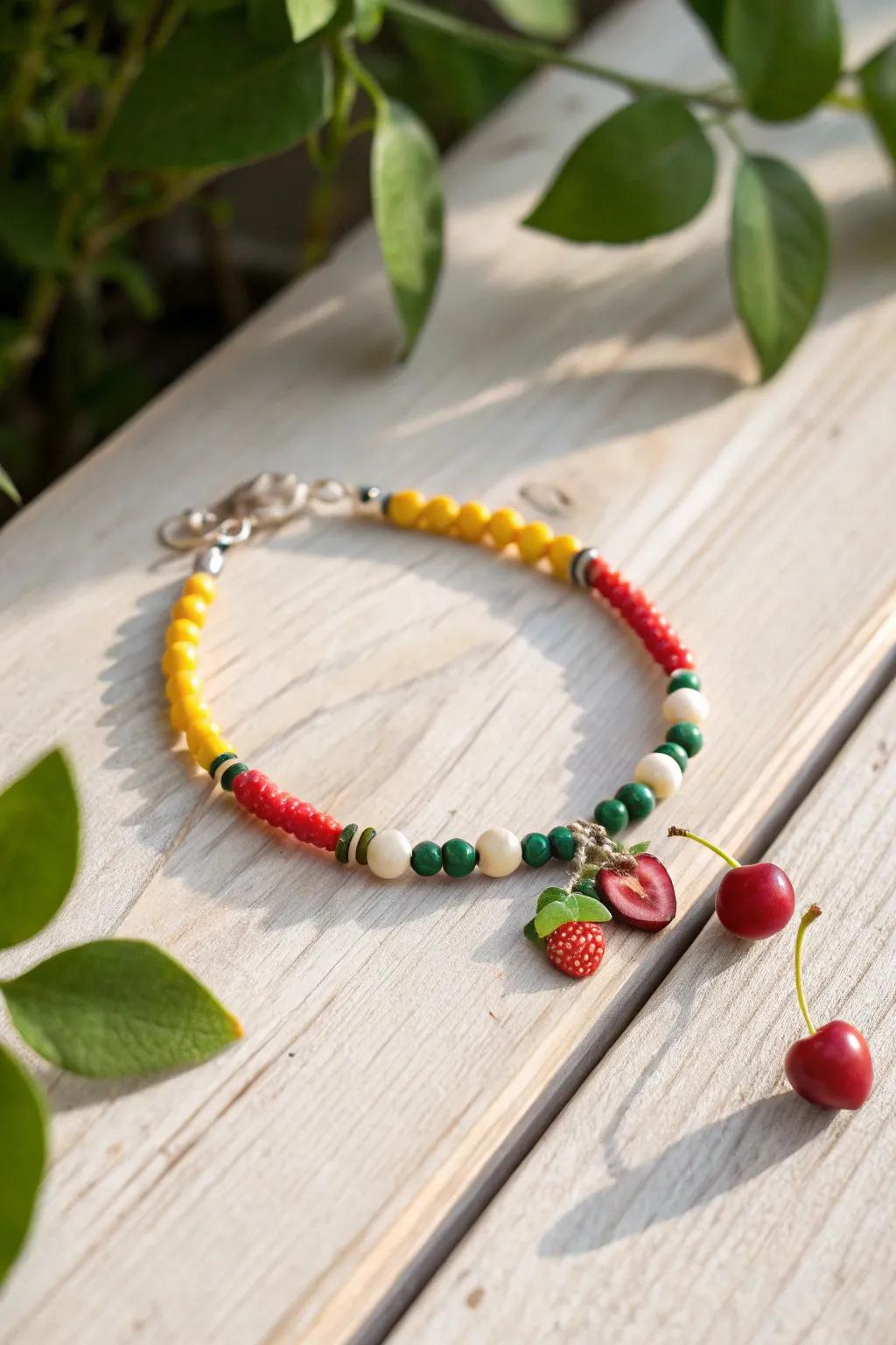 Embrace summer vibes with a fruity twist in your jewelry collection! 🍓🍋🌿