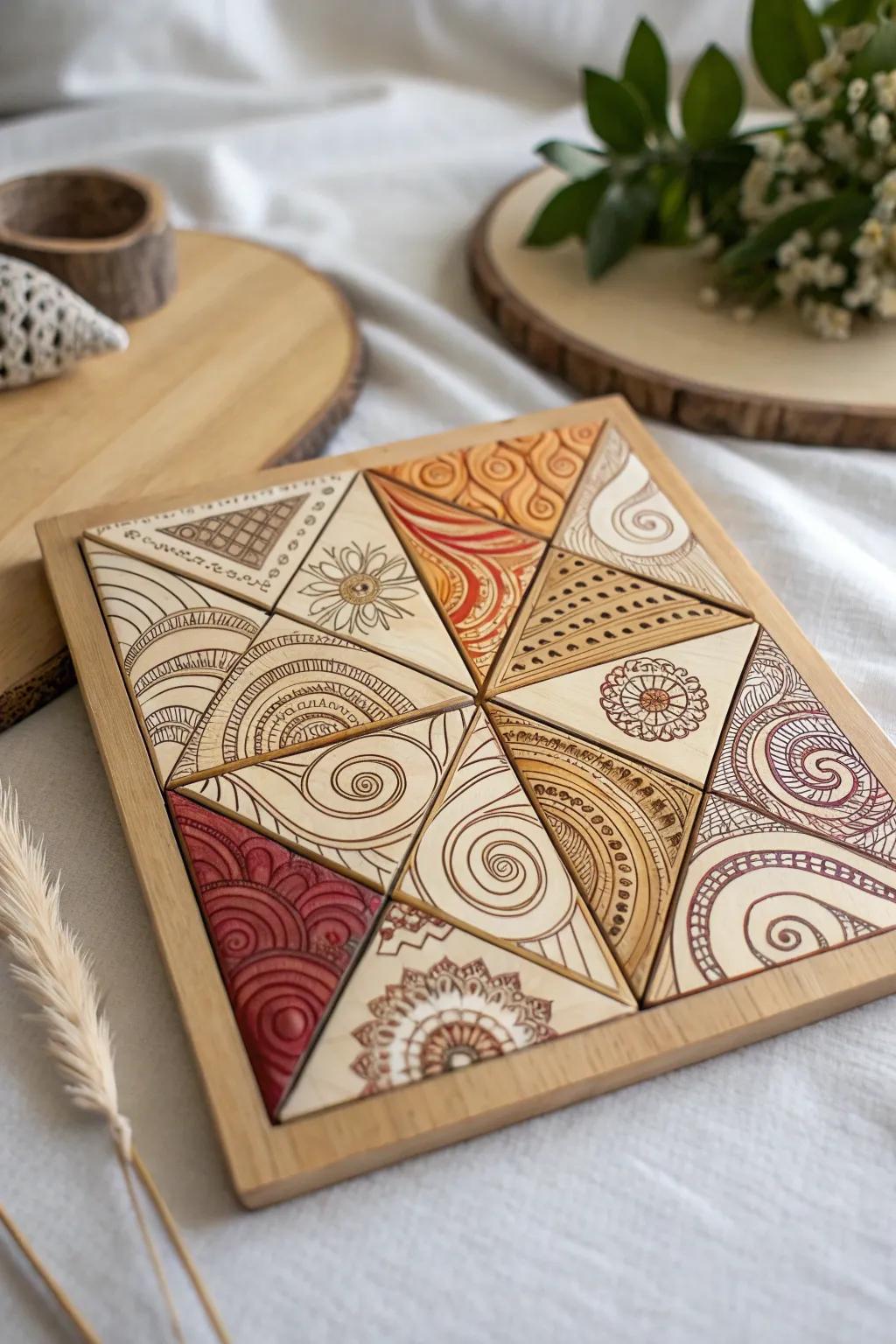 Immerse yourself in the meditative art of Zentangle spirals, where simplicity meets intricate beauty.