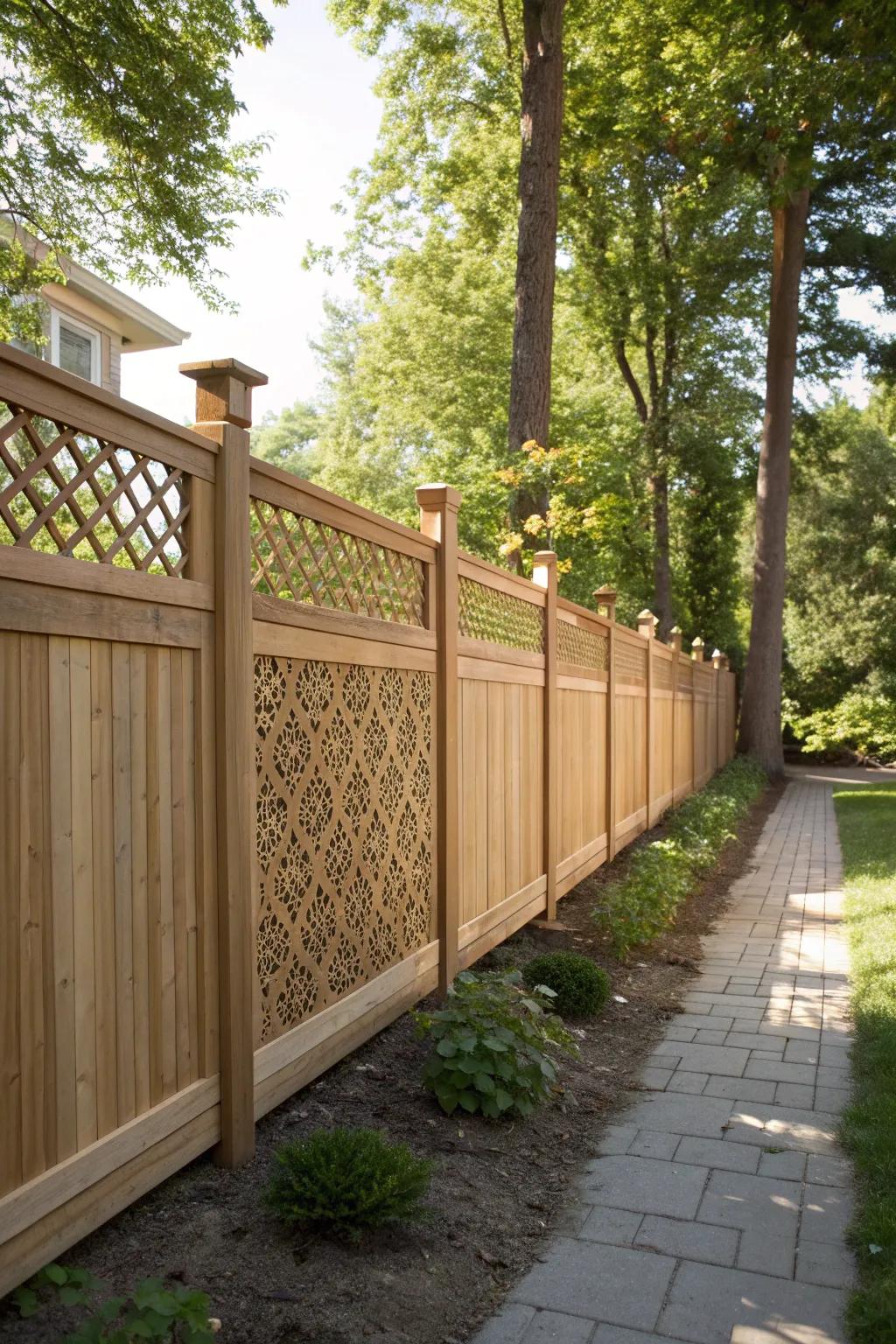 Elevate your outdoor space with these exquisitely crafted portable panels.