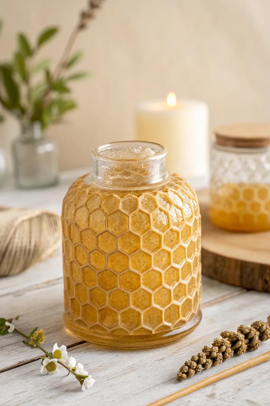 Sweeten your space with a touch of honeycomb elegance.