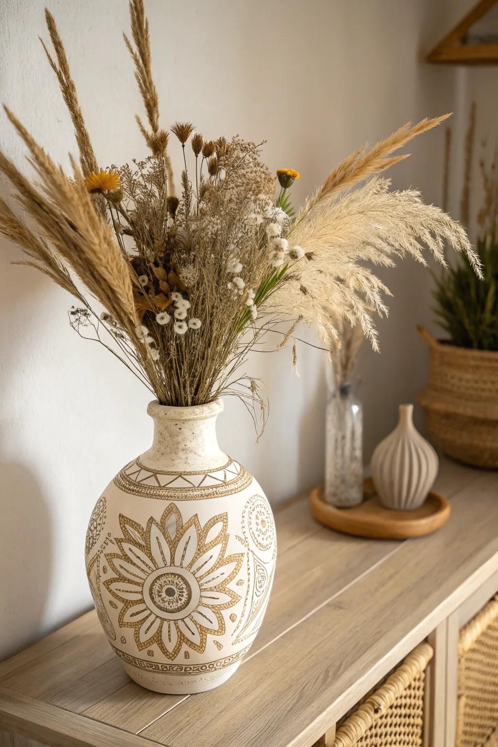 Embrace the seasons with a touch of natural elegance. 🍂🌿 #SeasonalDecor #MinimalistBoho