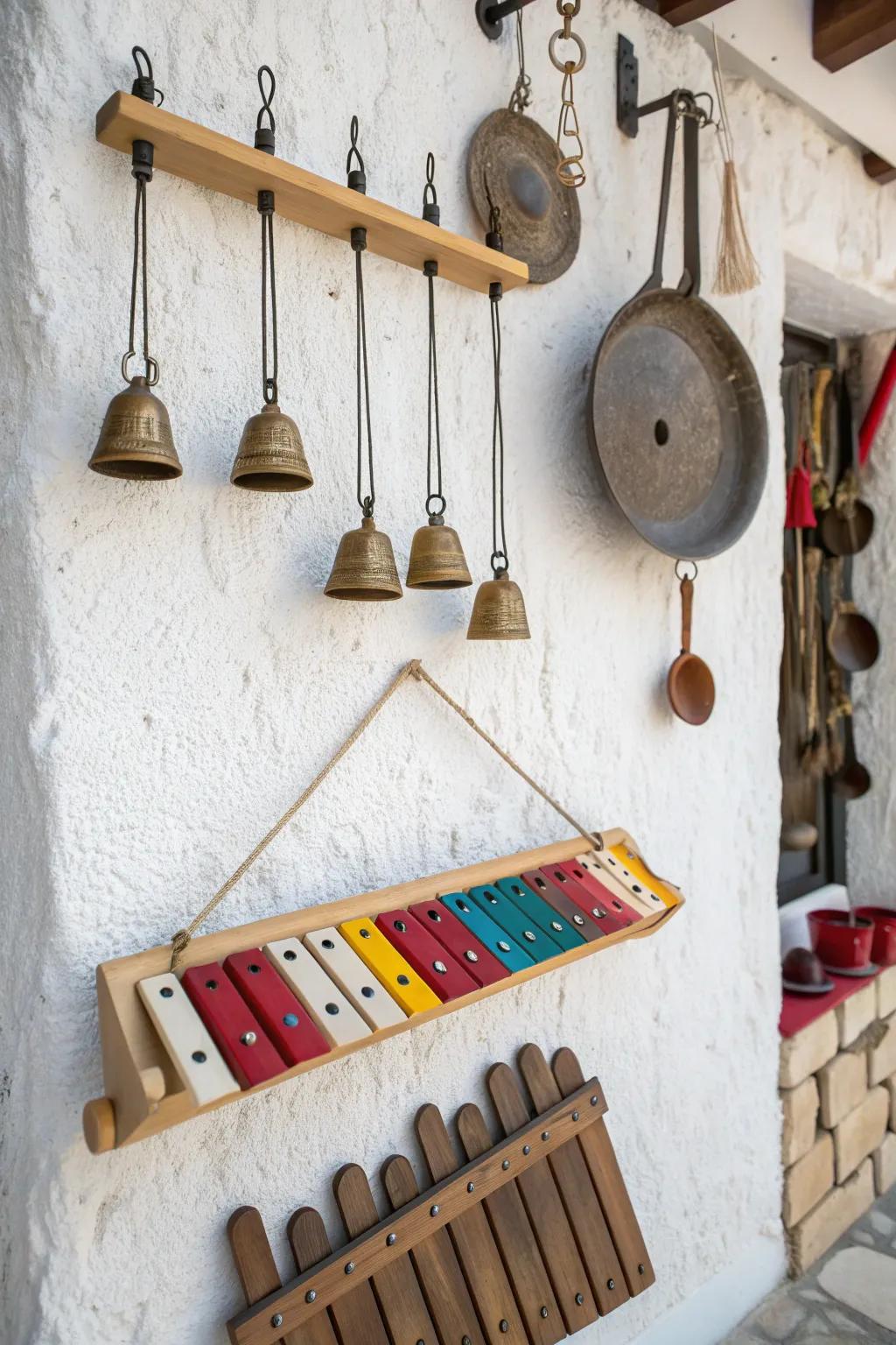 Transform your wall into a symphony of creativity and sound with a minimalist musical touch!