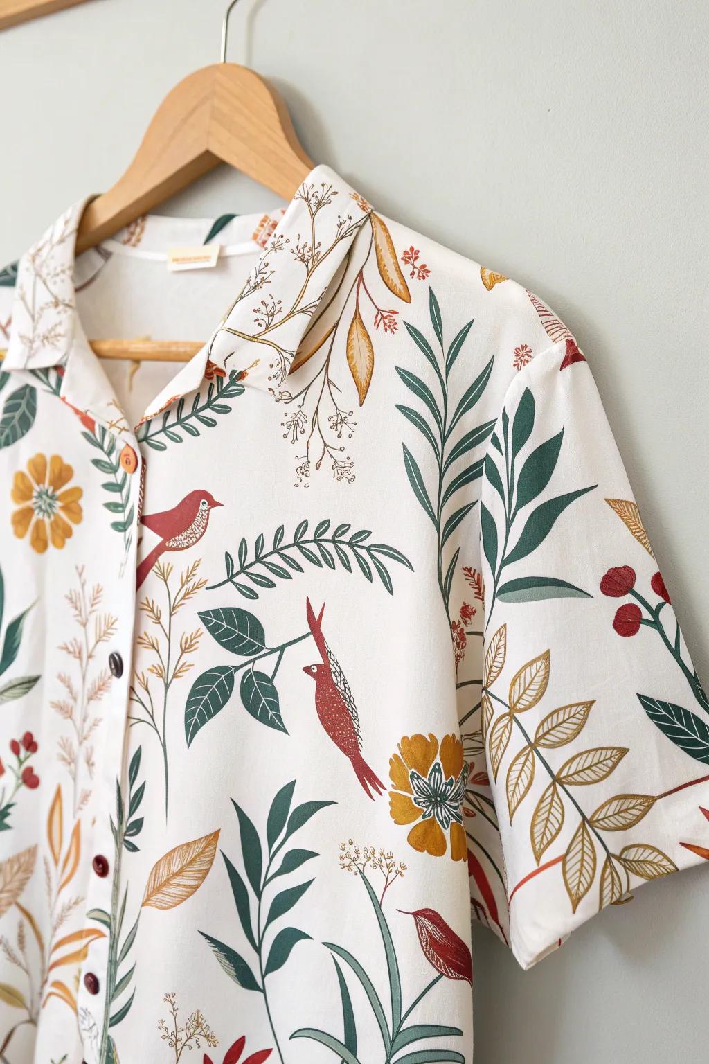 Embrace nature with elegance: Discover the beauty of flora and fauna in minimalist design.