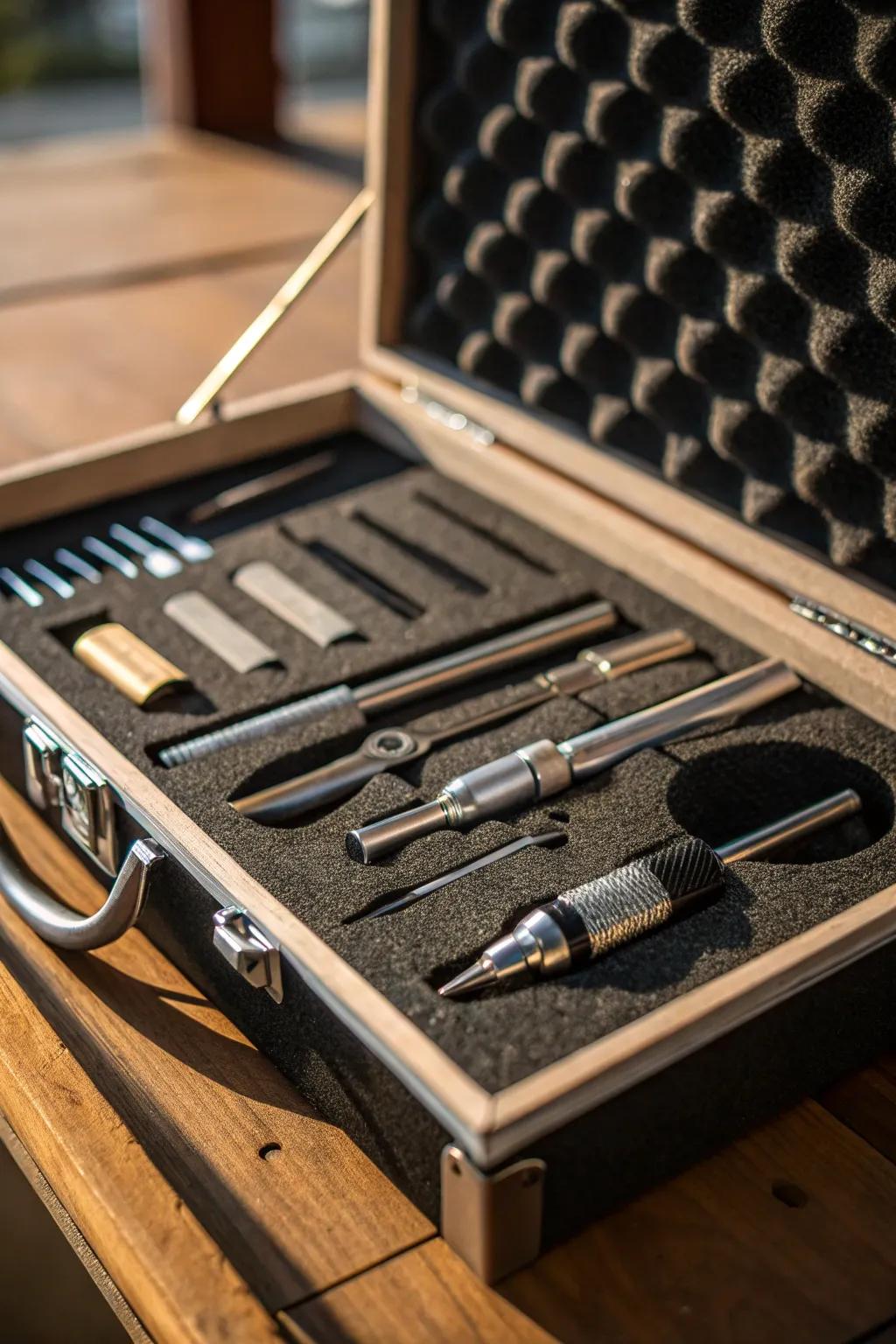 Elevate your craftsmanship with precision-fit foam inserts—where every tool finds its perfect place.