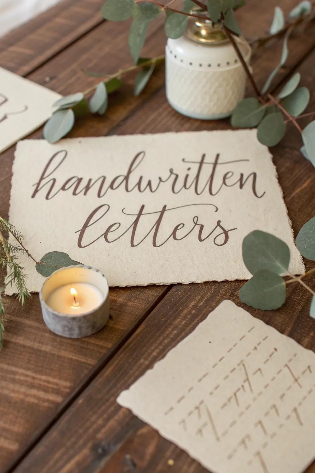 Rediscover the art of handwritten sentiments this Valentine's Day. #TimelessTouch