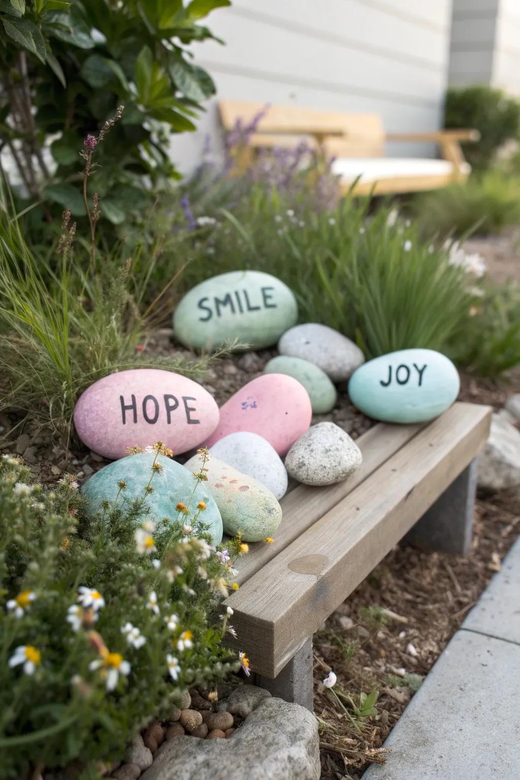 Spread joy and positivity with a Kindness Rock Garden—where simplicity meets heartfelt messages.