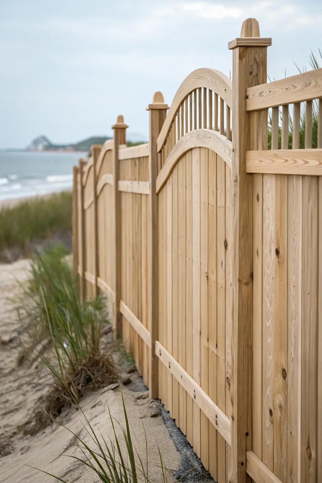 Capture coastal elegance with a handcrafted Cape Cod fence.