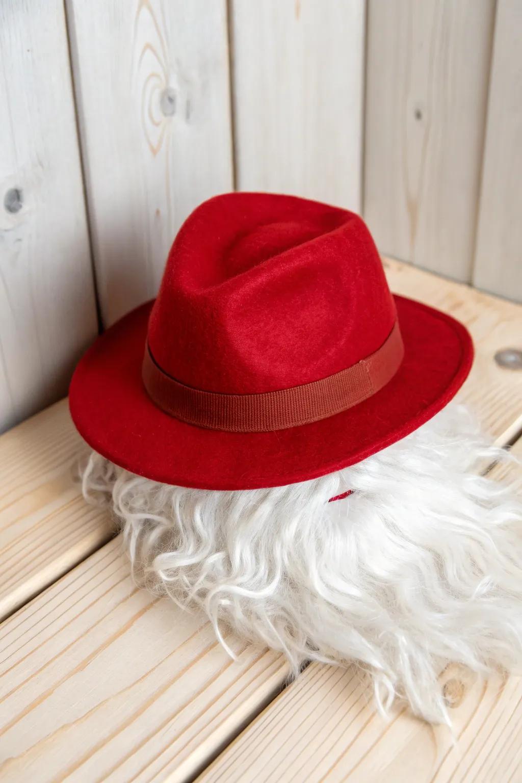 Embrace your inner garden gnome with this charming DIY costume idea that blends whimsy with minimalist elegance.