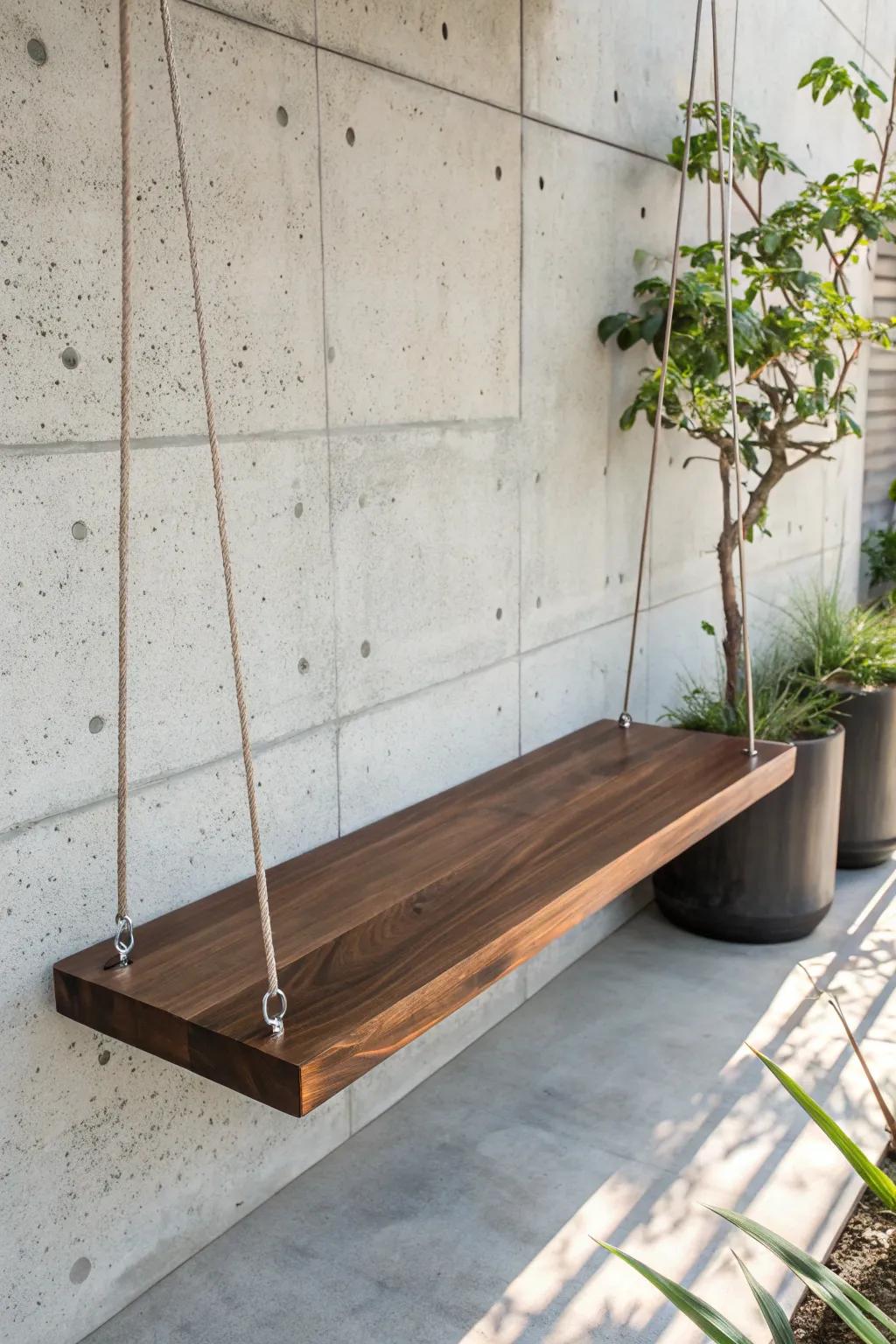 Elevate your space with the elegance of a floating bench—where craftsmanship meets minimalist design.