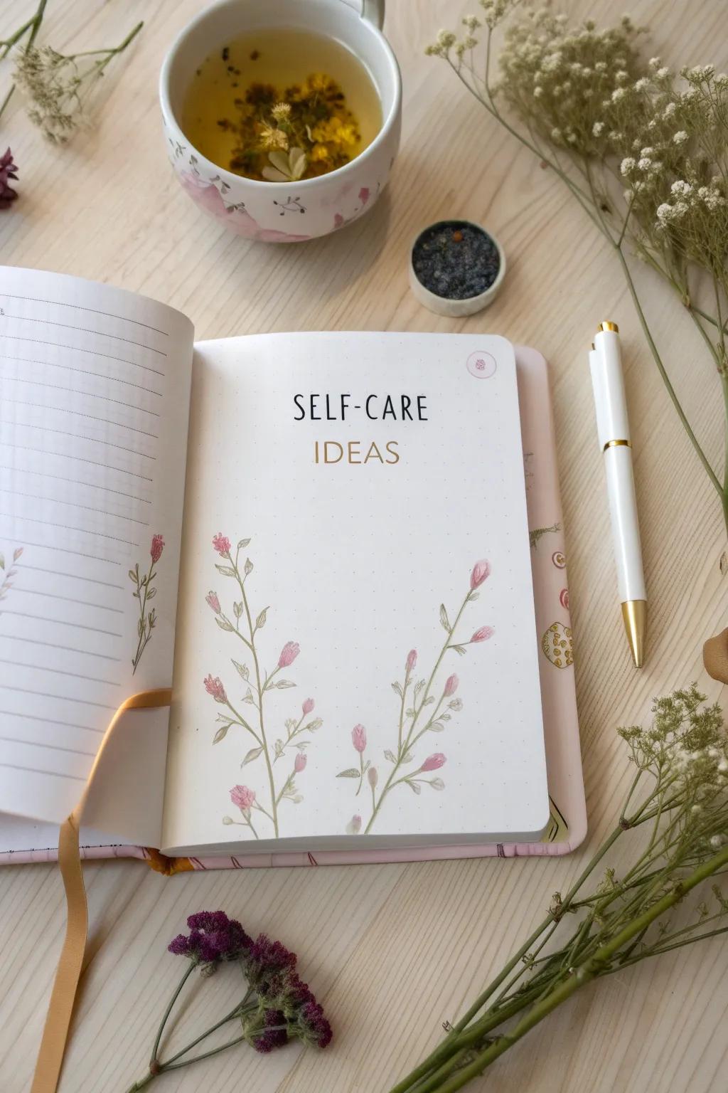 Embrace simplicity and nurture yourself with these self-care ideas.