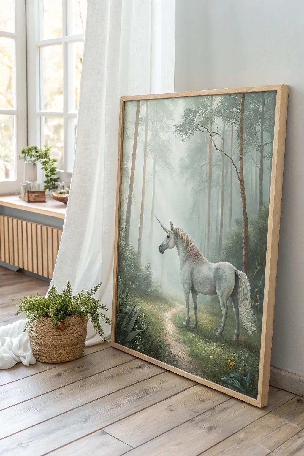 Step into a world of whimsical wonder with minimalist fantasy art. 🌿✨
