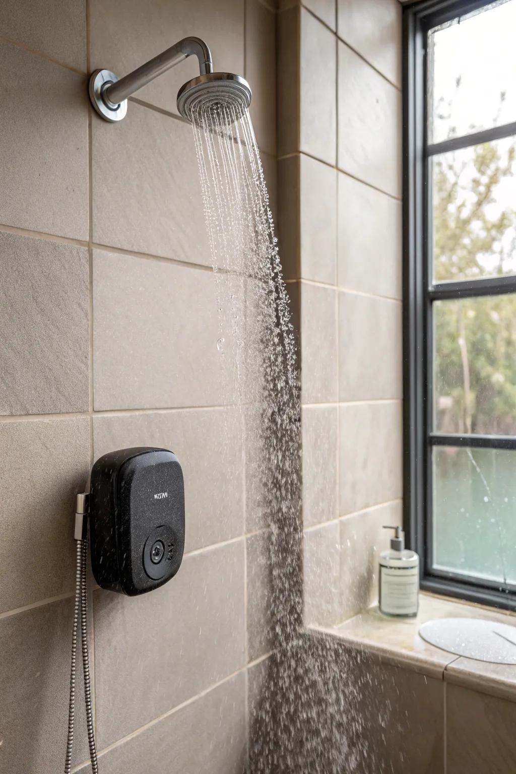 Turn up the volume on your shower routine with a chic waterproof speaker, blending minimalist style with boho vibes.
