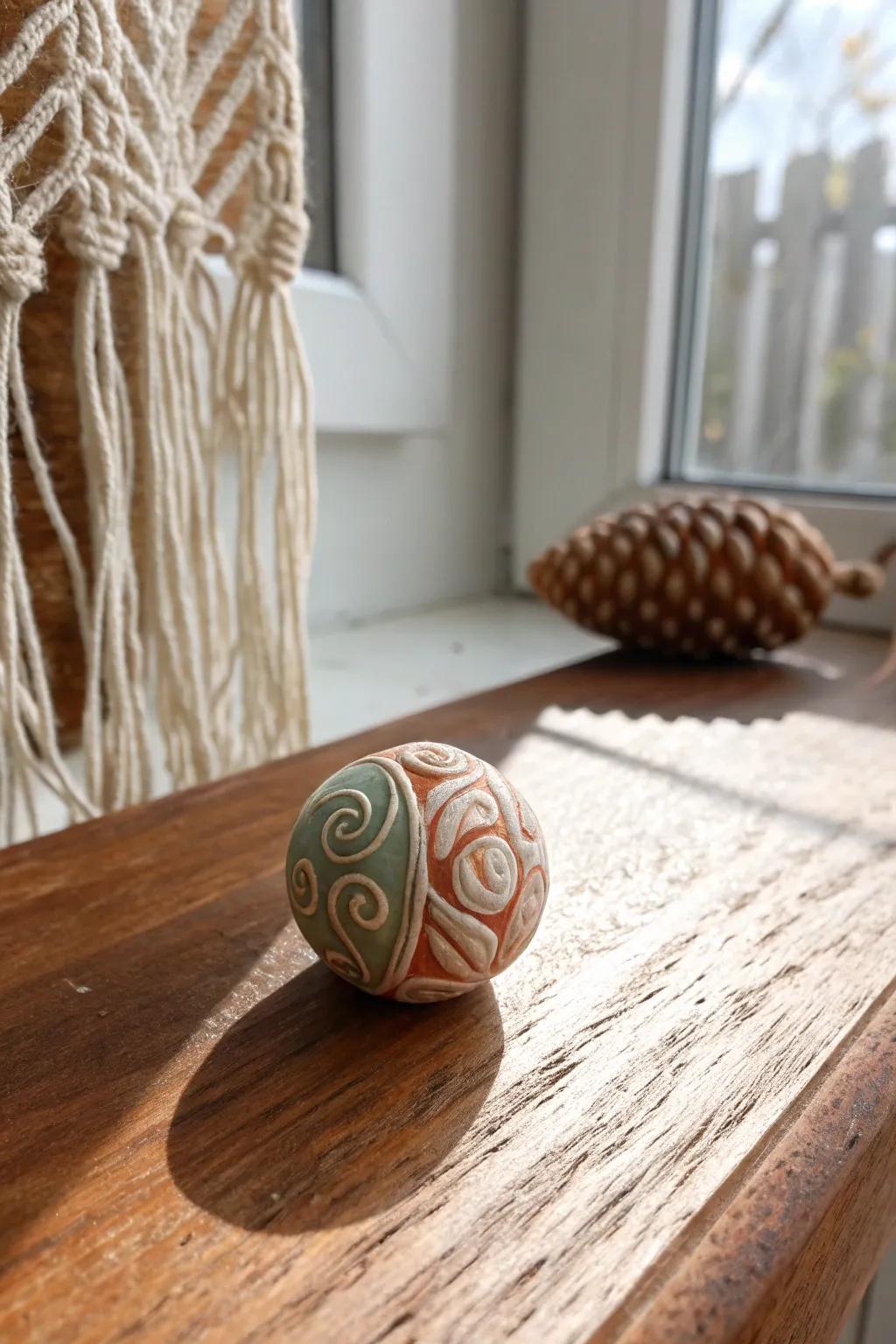 Discover the beauty of handmade clay beads, where simplicity meets artisan charm.