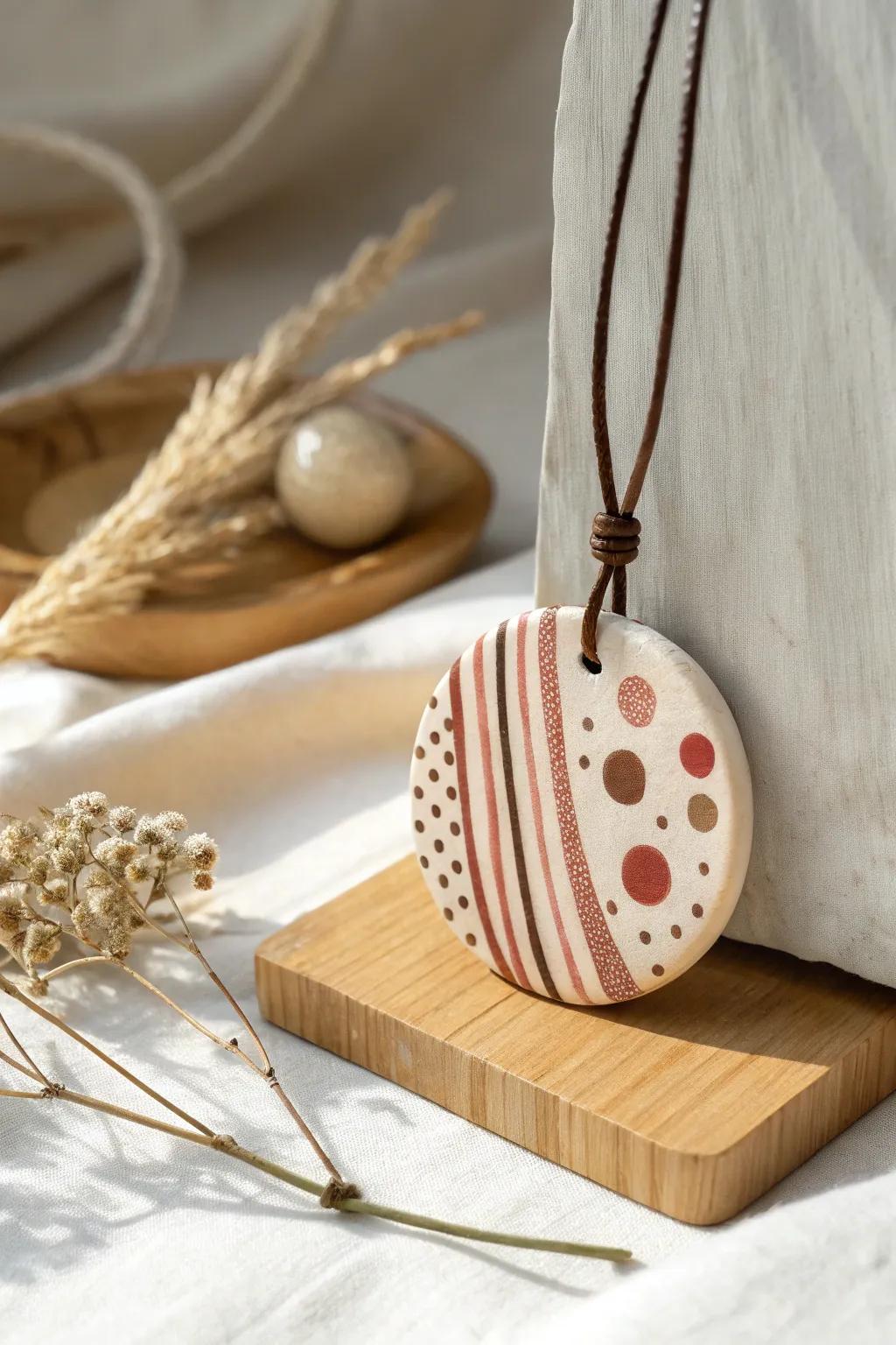 Bring joy to your space with playful patterns in clay decor.