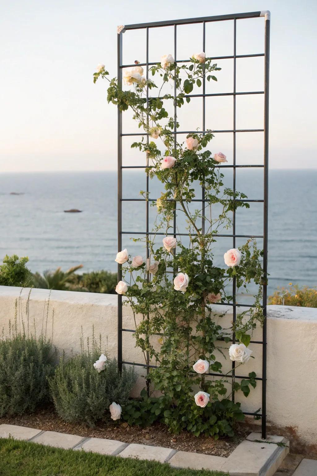 Transform your garden into a serene sanctuary with a touch of industrial elegance. 🌹✨