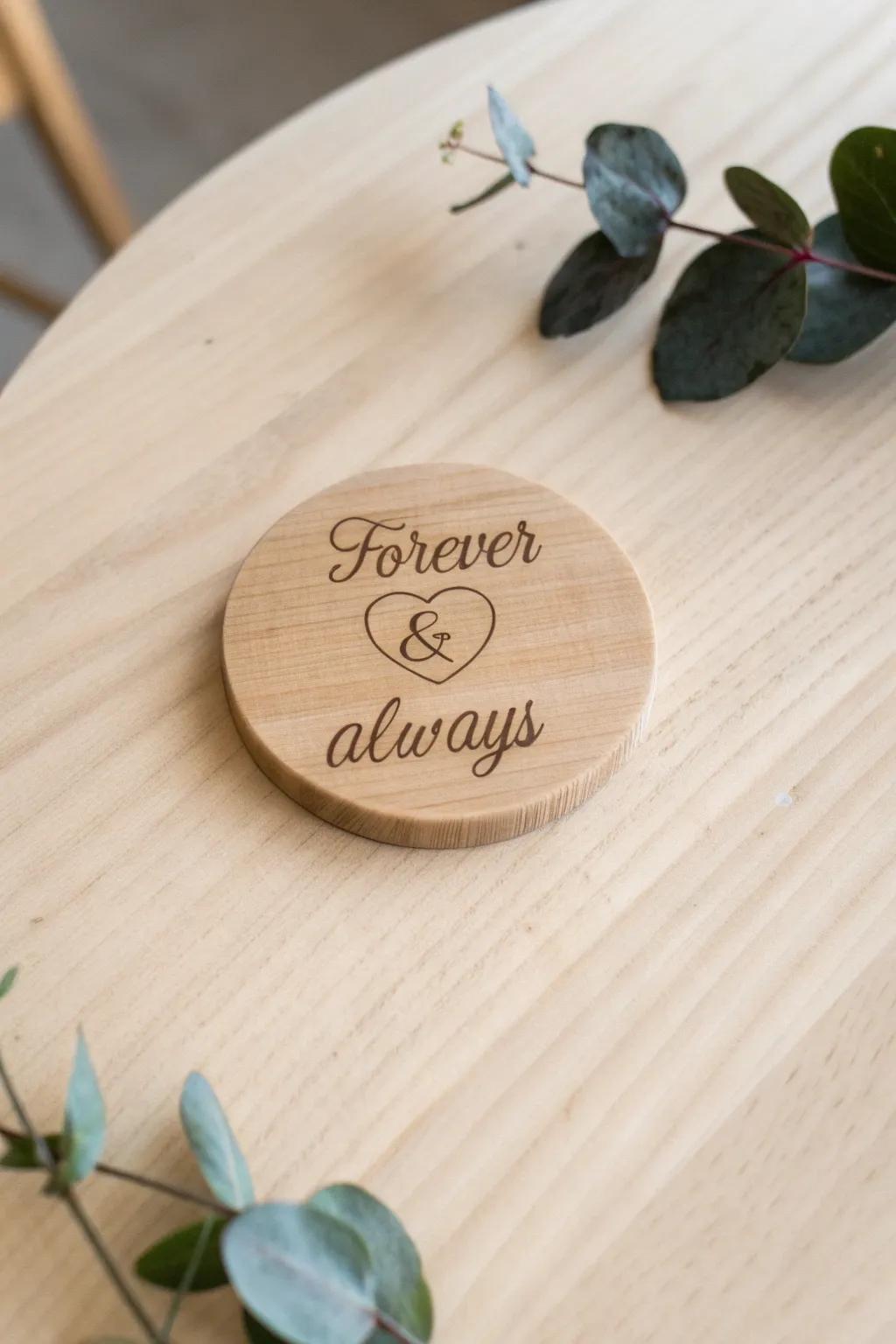 Crafted with love: A timeless keepsake for cherished moments.