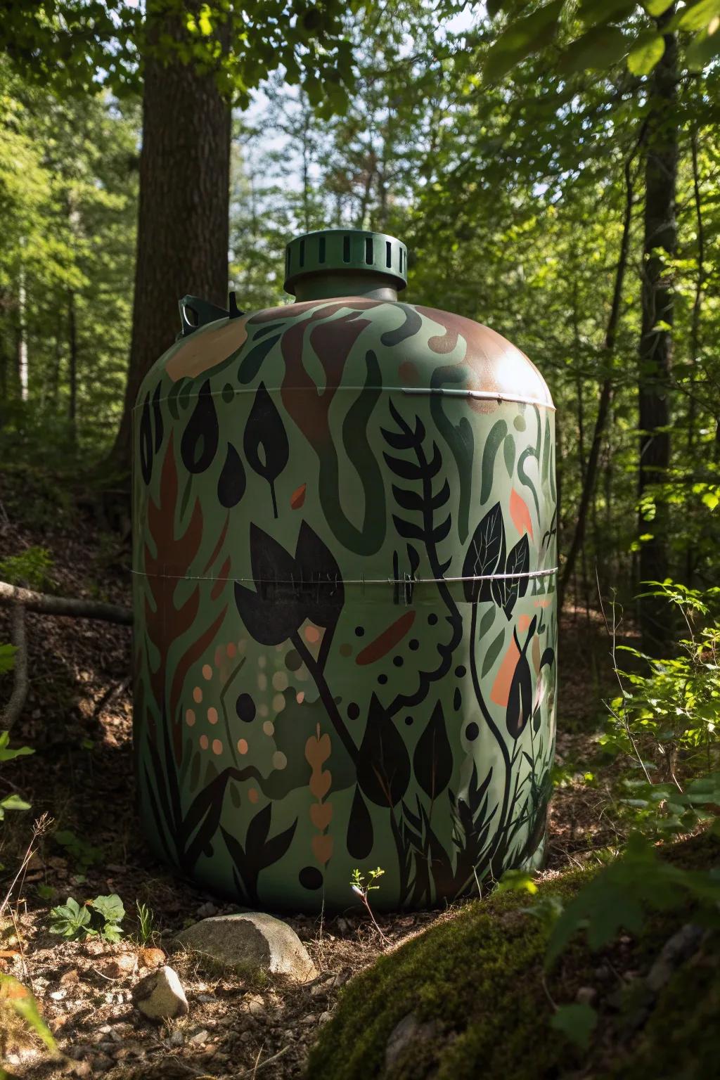 Disappear into nature with masterful camouflage craftsmanship.