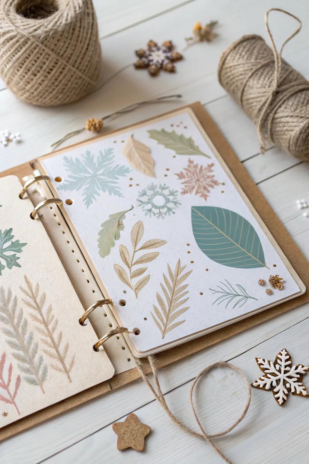 Capture your seasonal memories with minimalist elegance and a touch of boho charm.