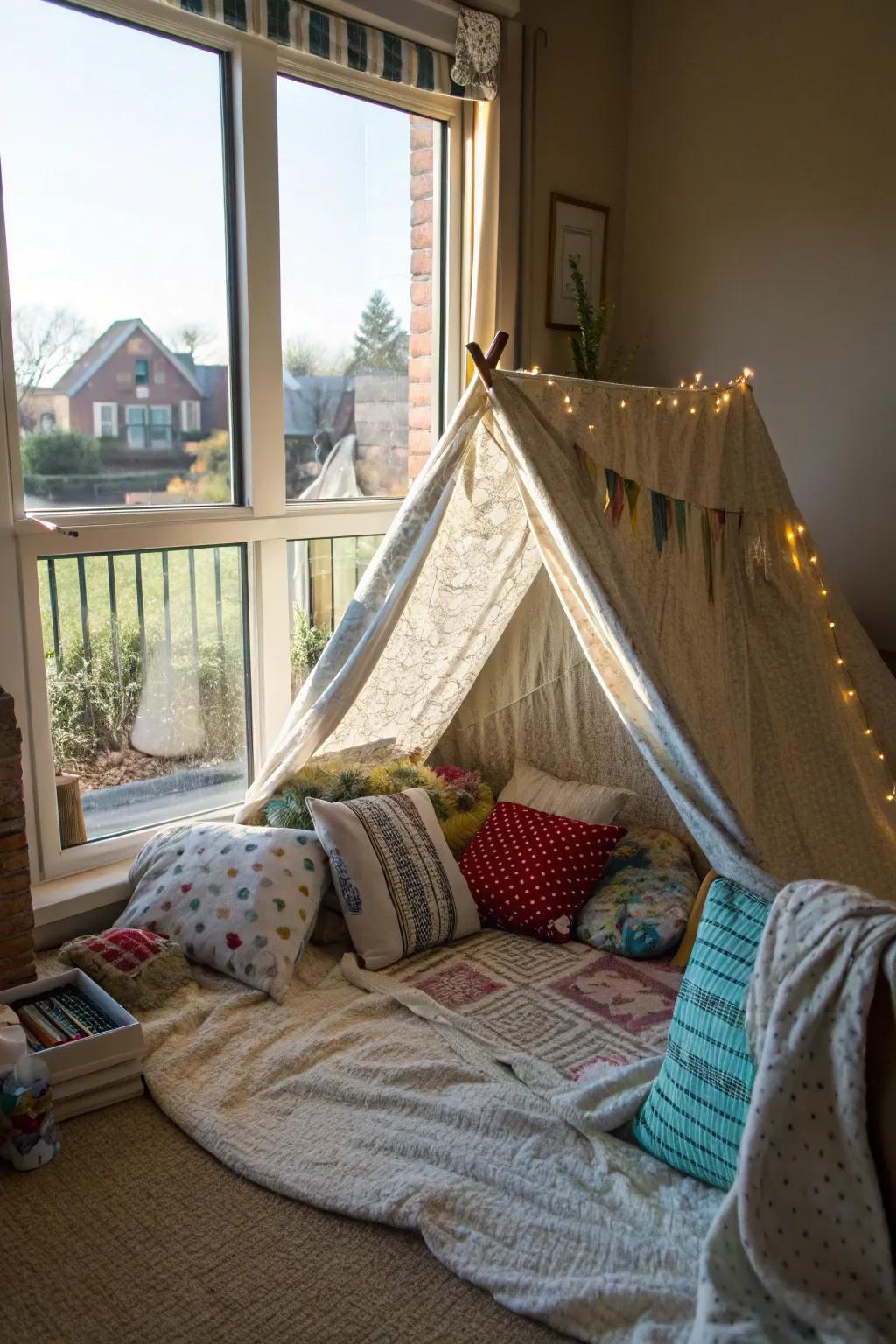 A fort with a view offers a connection to nature.