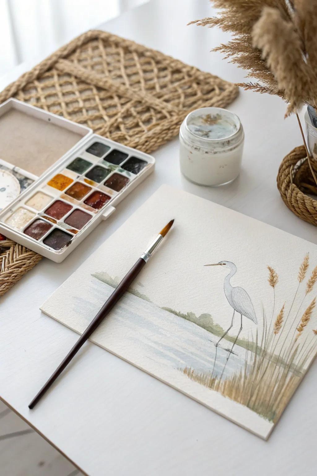 Capture the beauty of nature with a touch of reflection. Simple, serene, and stunning.