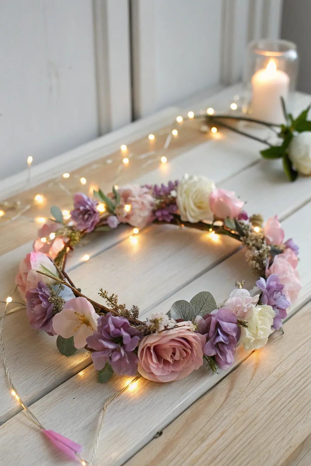 Illuminate your fairy costume with a magical glow. ✨🌸 #DIYFairyLights #BohoChic