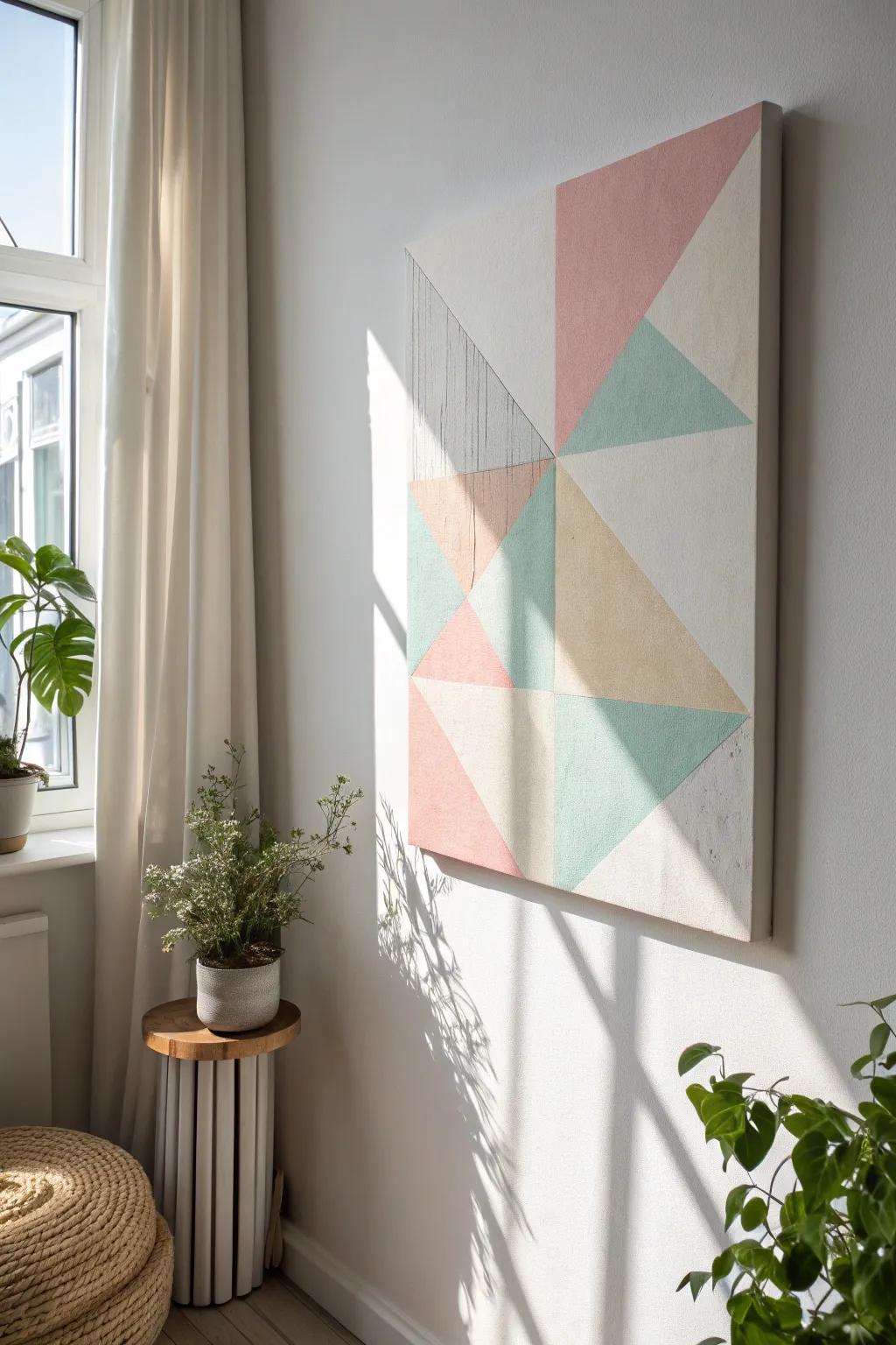 Elevate your space with the effortless elegance of DIY foam board wall art.