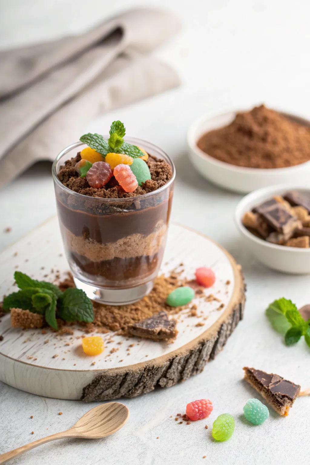 Rediscover childhood joy with these whimsical dirt cups—perfect for your next gathering!