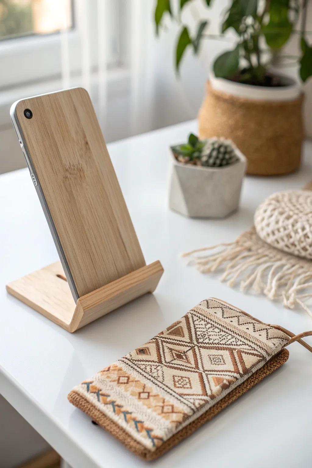 Elevate your tech game with these minimalist and boho-inspired accessories.