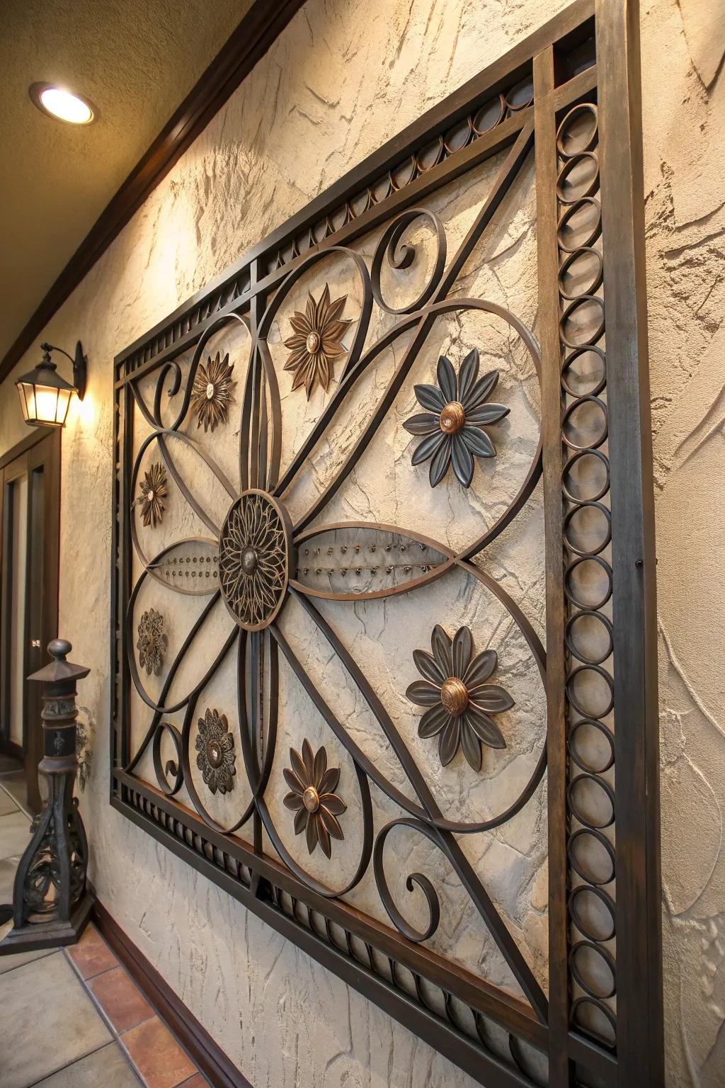 Transform your space with the timeless allure of handcrafted metal art.