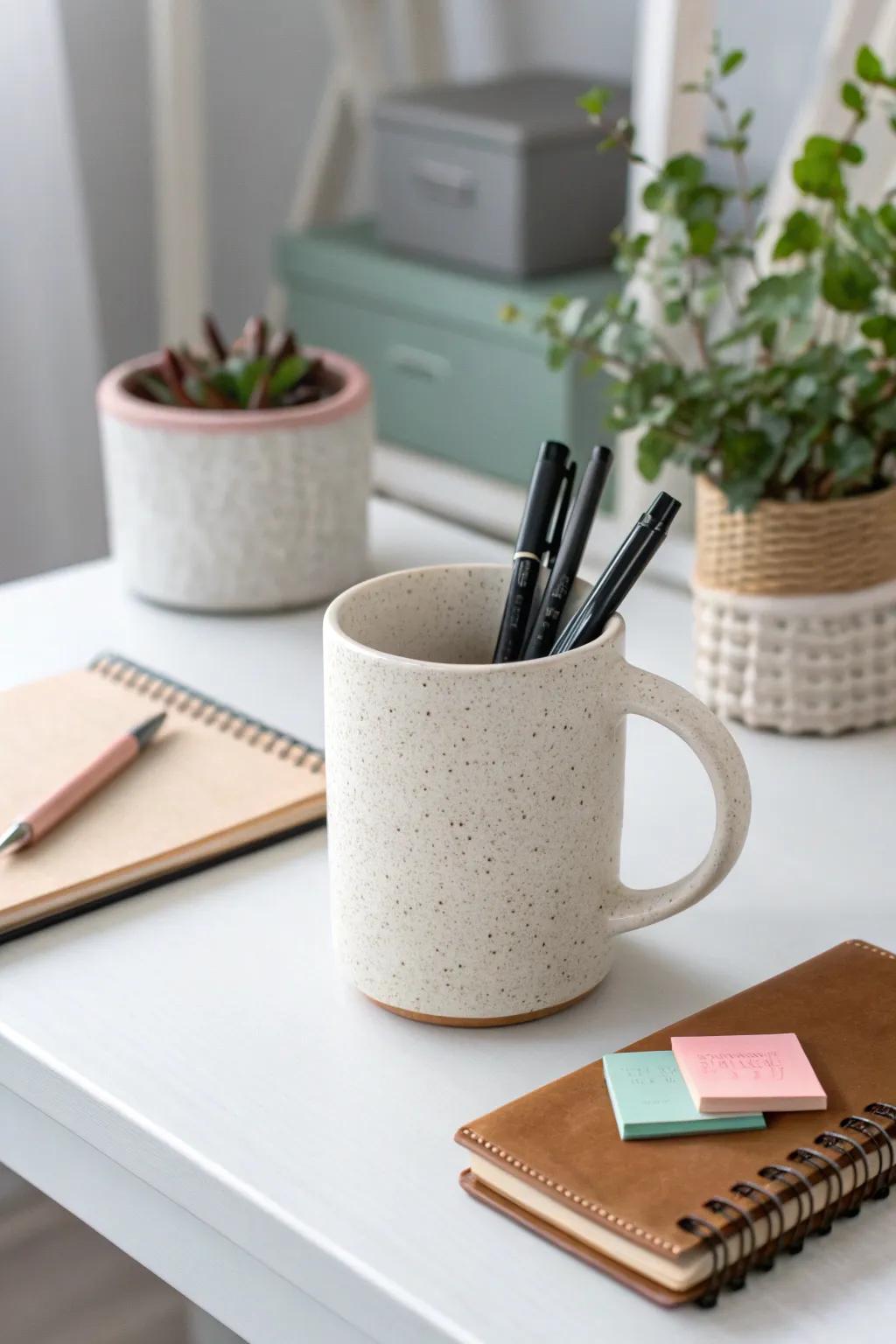 Elevate your office space with a touch of Scandinavian elegance and Boho charm. 🌿