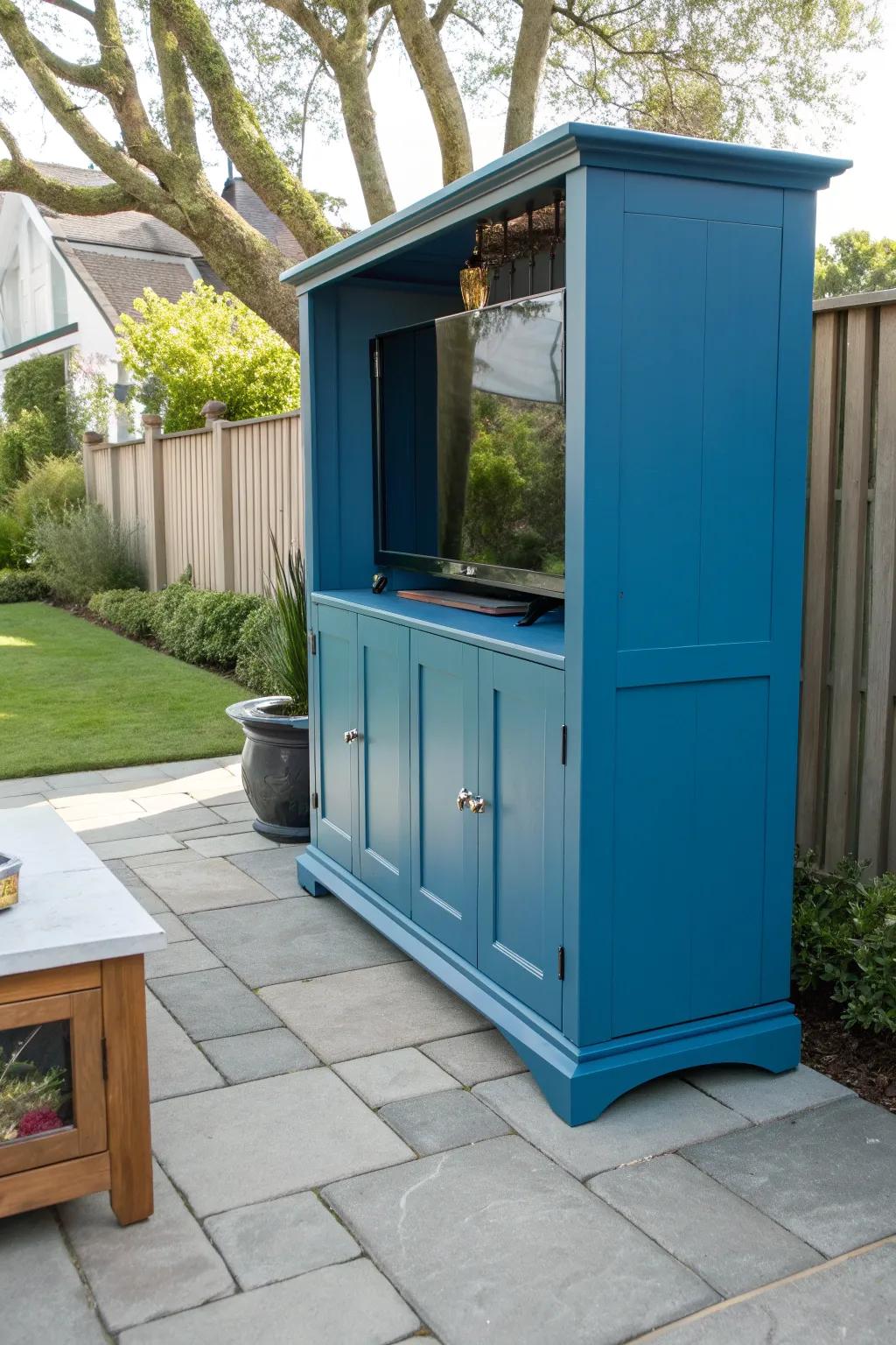 Elevate your outdoor space with a splash of vibrant craftsmanship.