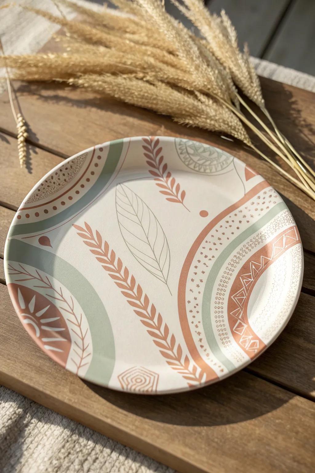 Celebrate your fashion-forward friend with a chic and stylish paper plate award. #Trendsetter #MinimalistBeauty