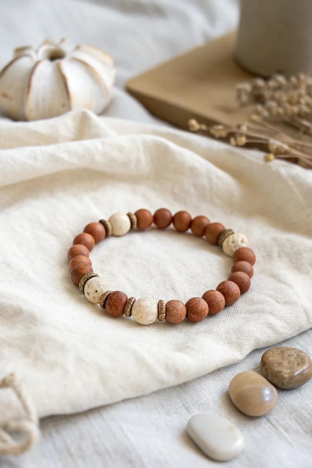 Embrace the Boho Bliss: Elevate your style with the natural charm of clay and wooden beads.