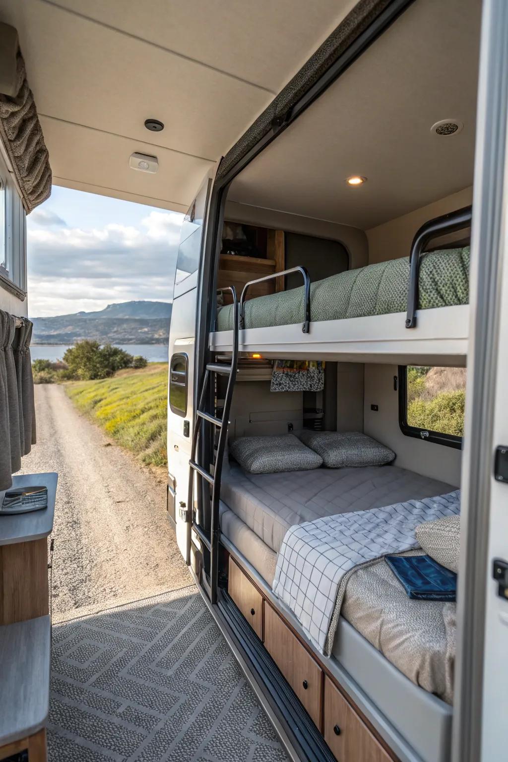 Optimize space with flexible bed configurations.