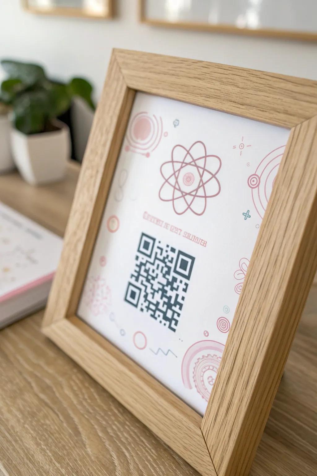 Transform your science poster with interactive beauty and minimalist charm.