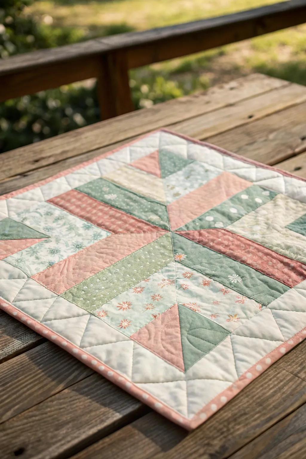 Embrace the art of spontaneity with improv cross quilt blocks—where every piece tells a unique story of creativity and craftsmanship.
