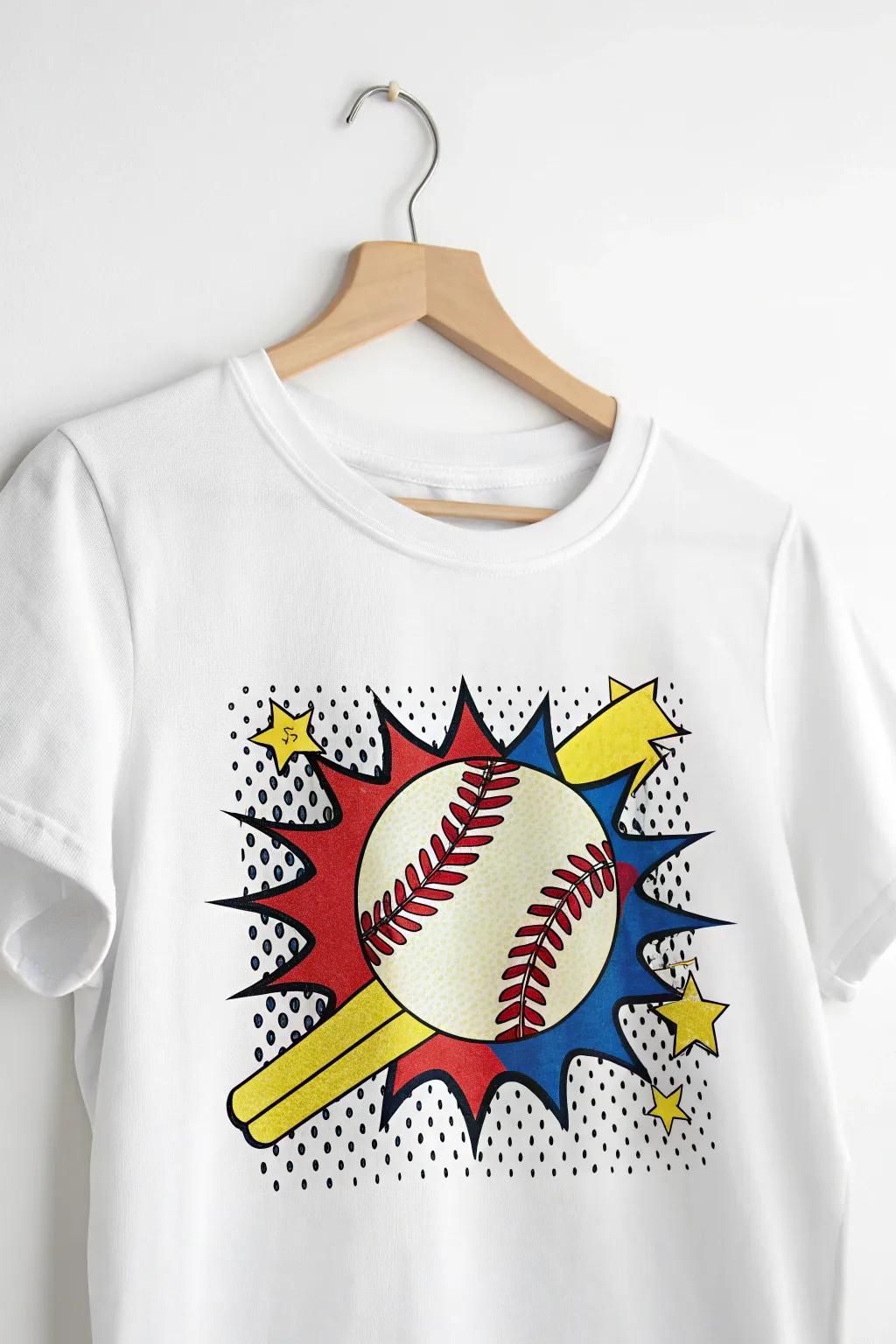 Comic Book Chic: Elevate your wardrobe with a playful pop art twist!