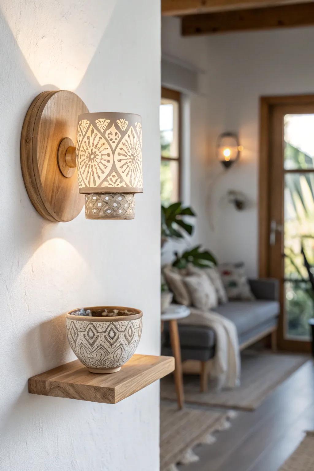 Illuminate your space with the enchanting glow of teacup wall sconces, where Scandinavian minimalism meets Boho charm.