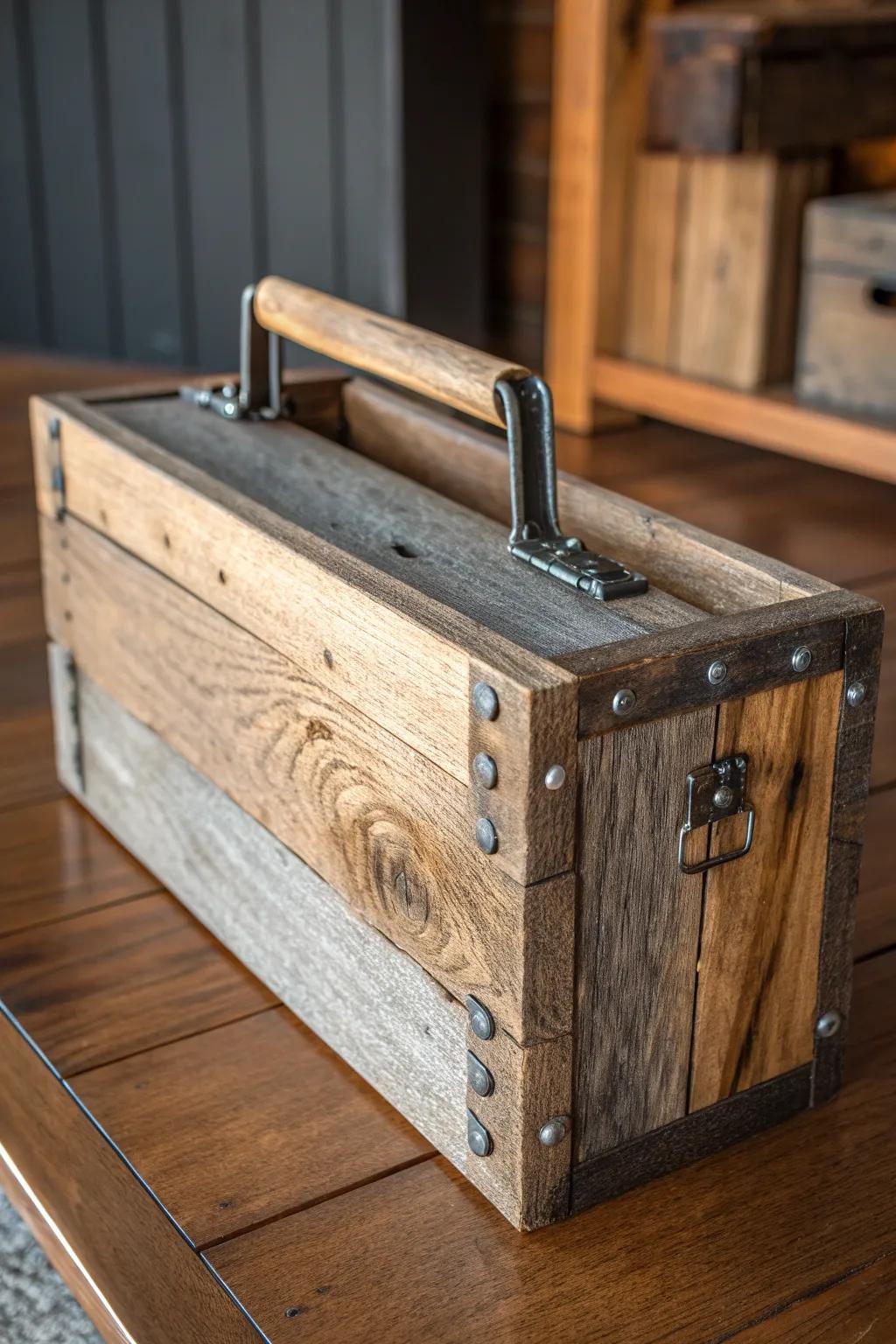 Craftsmanship Meets Creativity: A toolbox that tells a story.