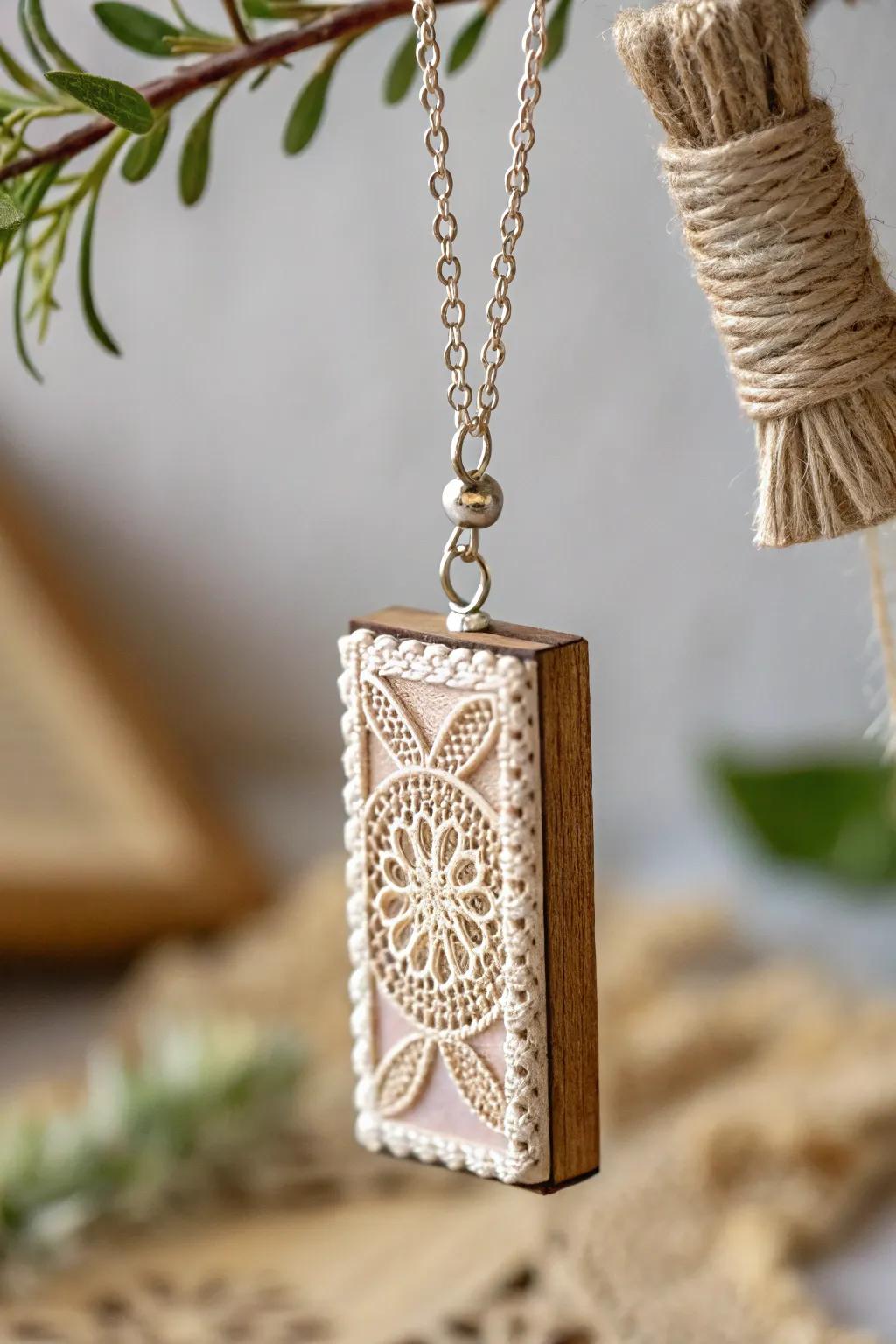 Discover the art of storytelling with upcycled matchbox pendants—wear a miniature gallery around your neck.