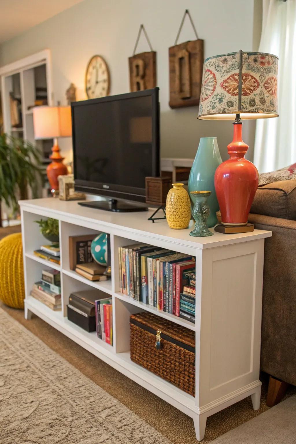 Showcase your style with an eclectic decor mix.