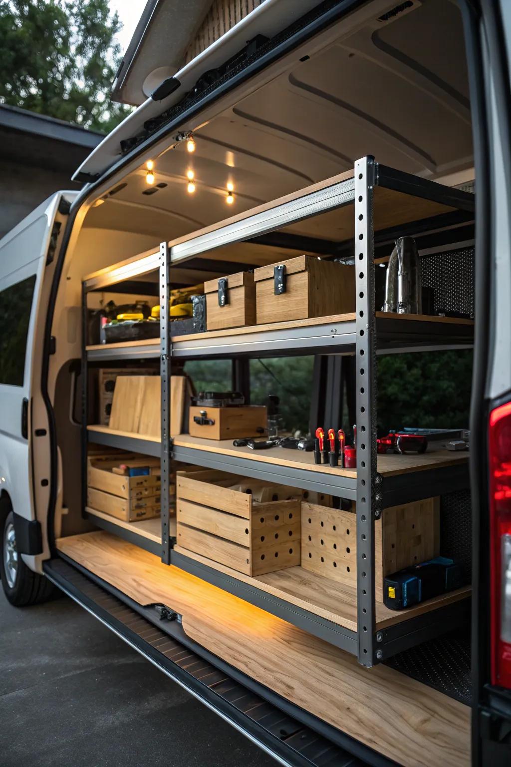 Craftsmanship at its finest: Secure your tools with style and safety.